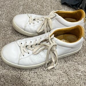 White/Gold le coq sportif sneakers - made only in France